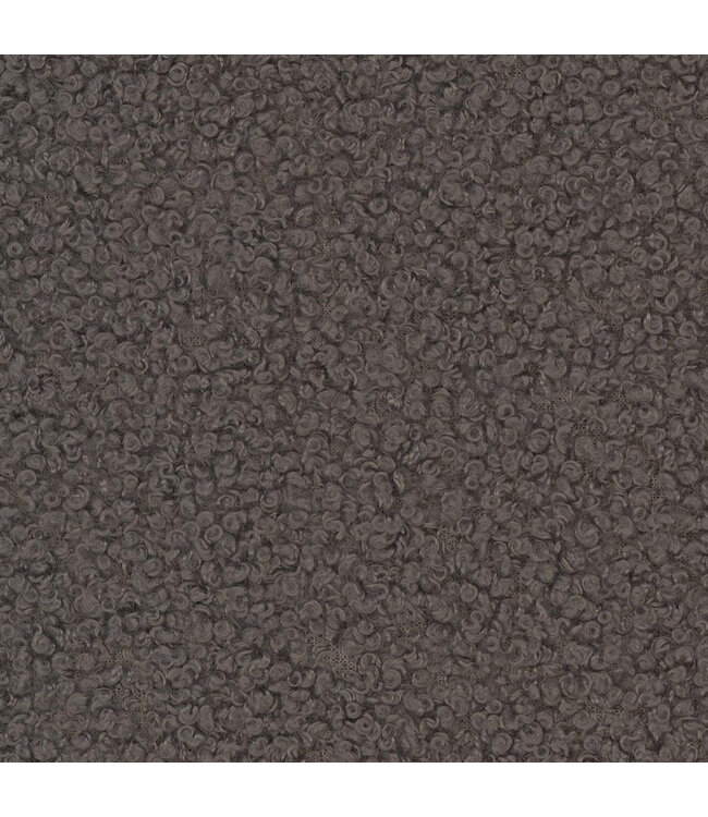 BLADI Bouclé Teddy velours stof - antracite