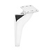 BLADI Meubelpoot hercules 18 cm hoog - zilver