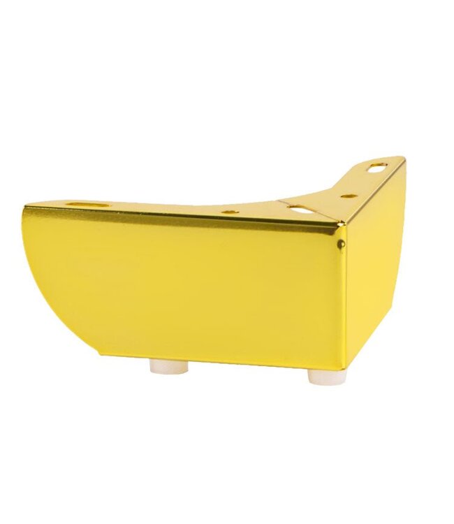 BLADI hoekmeubelpoot 11 x 11 cm hoogte 5.5 cm - Gold