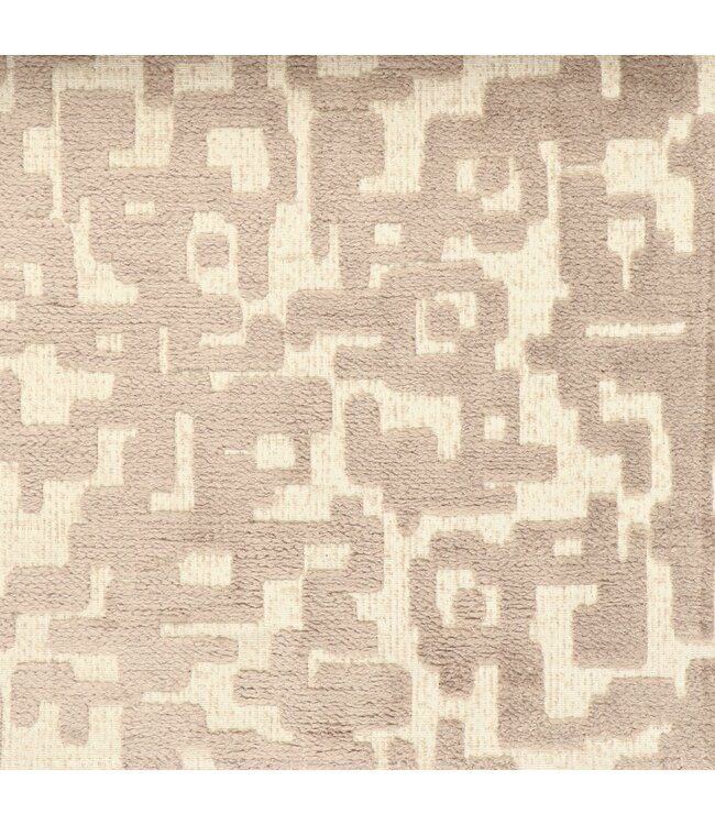 BLADI Chenille meubelstof Dubai-collectie C - taupe