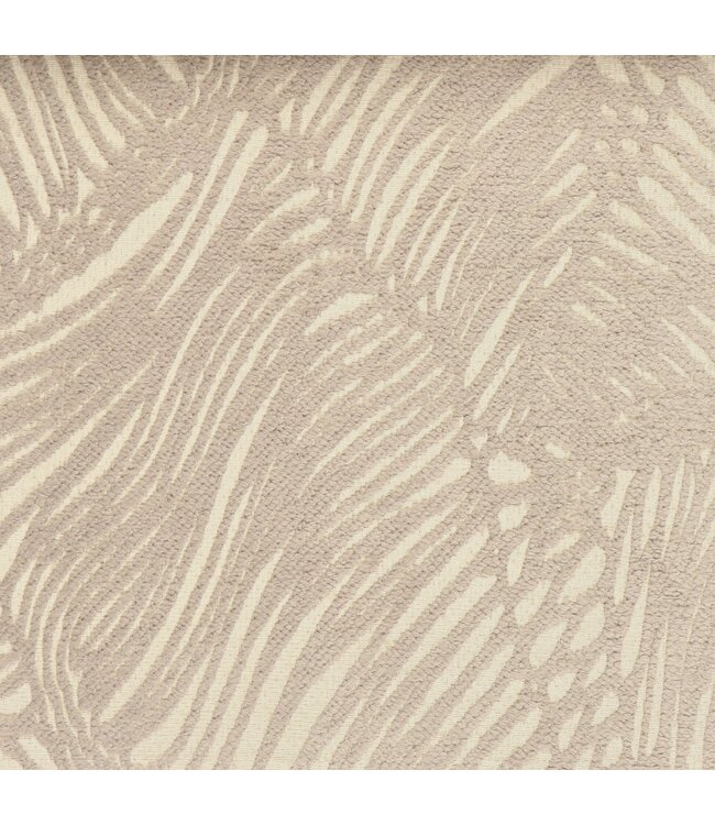 BLADI Chenille meubelstof Dubai-collectie D - taupe