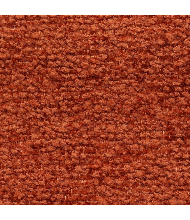 BLADI Bouclé Chenille - baksteenrood