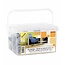 Verlofix Viltnagel, nylon bruin met nagel in emmer diameter 24mm per 80 stuks