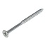 BOB Tools Spaanplaatschroef verzinkt platkop pozi - 6 x 180 /70 PZ-3 (100 stuks)