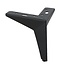 BLADI Métal de jambe d'angle 13 cm de haut - Noir