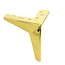 BLADI hoekpoot metaal 13 cm hoog - Goud