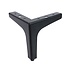 BLADI Corner Meuble Match droit 13 x 13 cm Hauteur 15 cm - noir