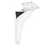 BLADI Meubelpoot hercules 18 cm hoog - zilver