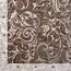 BLADI embossed bloemmotief velvet - Bruin