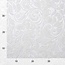 BLADI embossed Velvet de motif de fleurs - Blanc