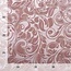 BLADI embossed Velvet de motif de fleurs - Vieux rose