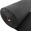BLADI Fibertex onderdoek zwart 150 cm breed per meter - zwart