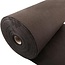 BLADI Fibertex onderdoek zwart 150 cm breed per meter - bruin