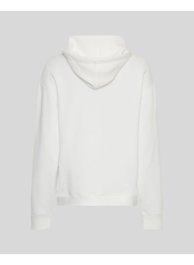 Mschima Q Icon Hood Sweatshirt Egret