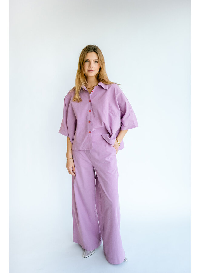 Sam Pants Fuchsia Checks