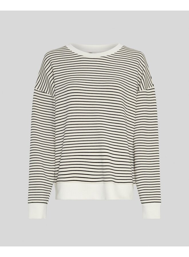 Mschima Q Sweatshirt Oatmeal Black