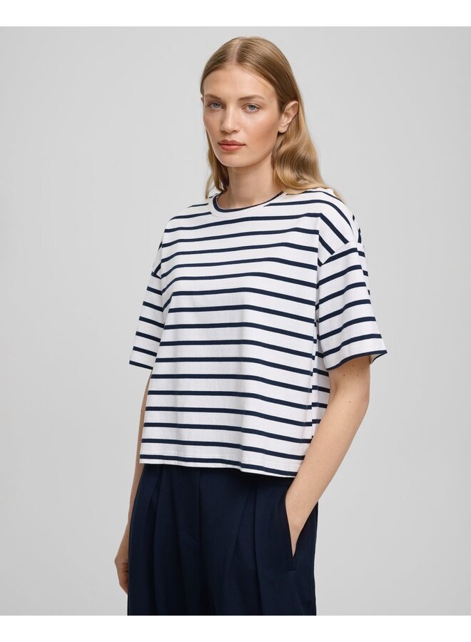 Mschleana Tee STP Egret/Sky cap