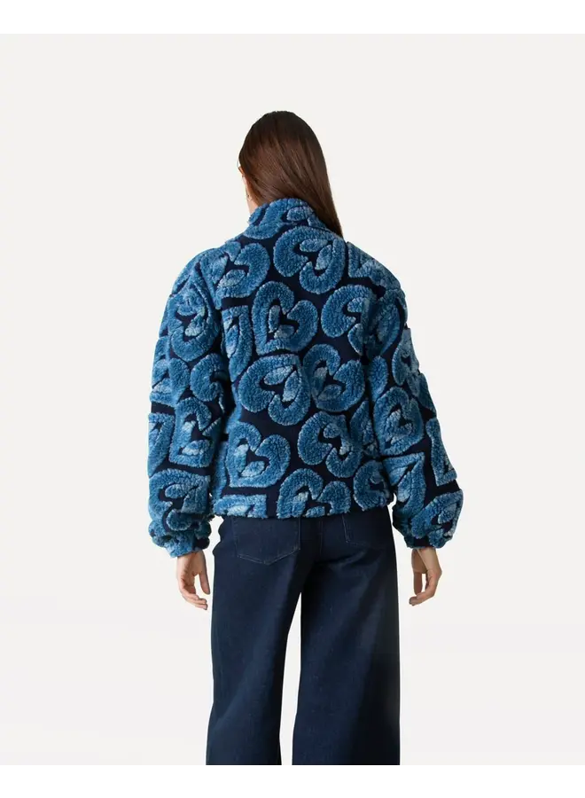 ALsara Jacket Faded Heart blue