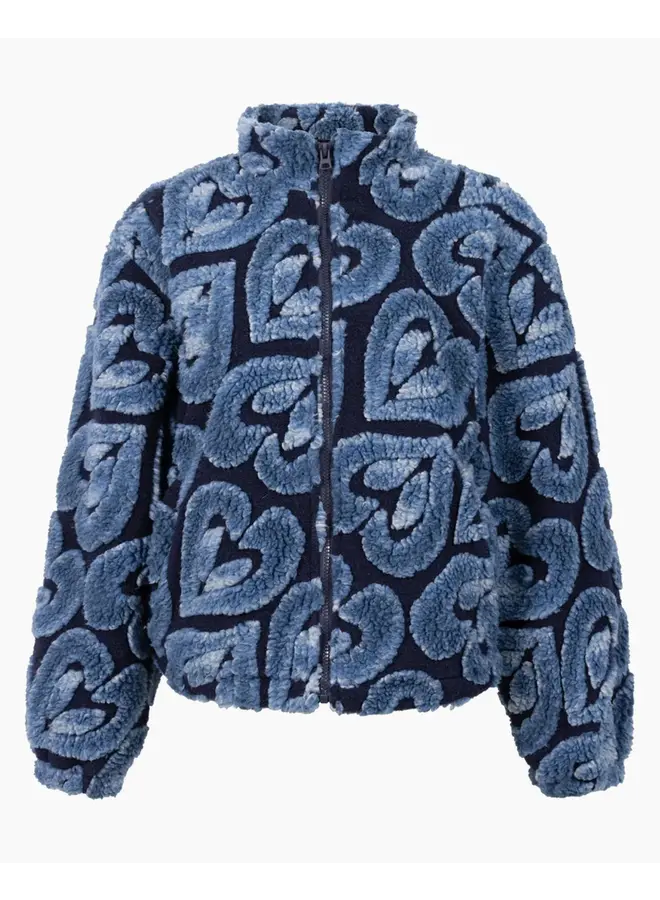 ALsara Jacket Faded Heart blue