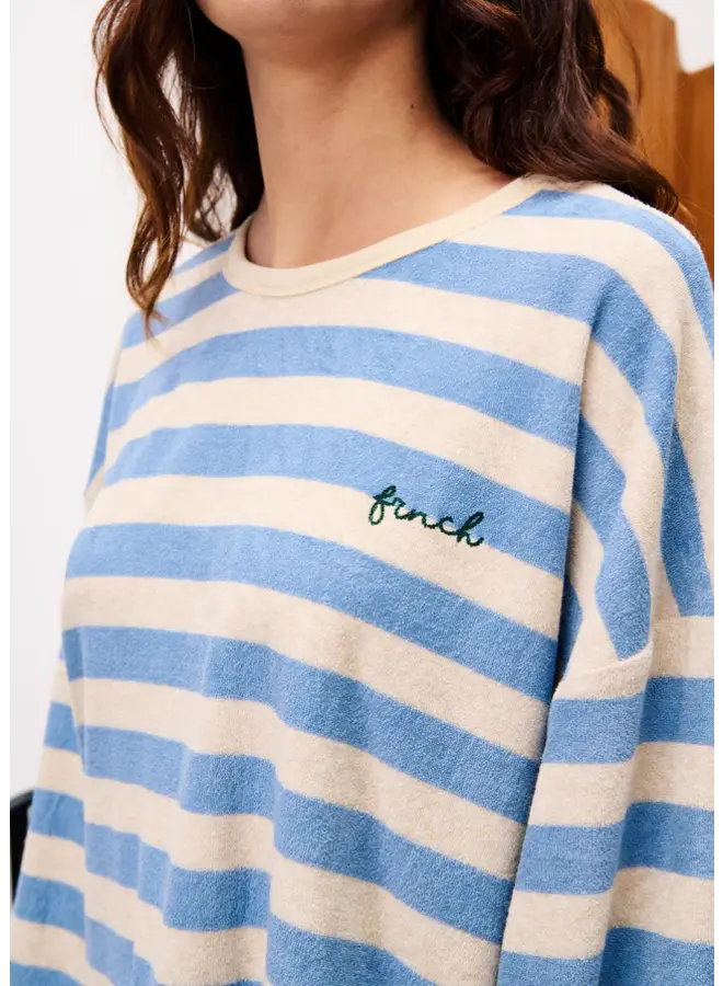 Sweatshirt iris bleu clair