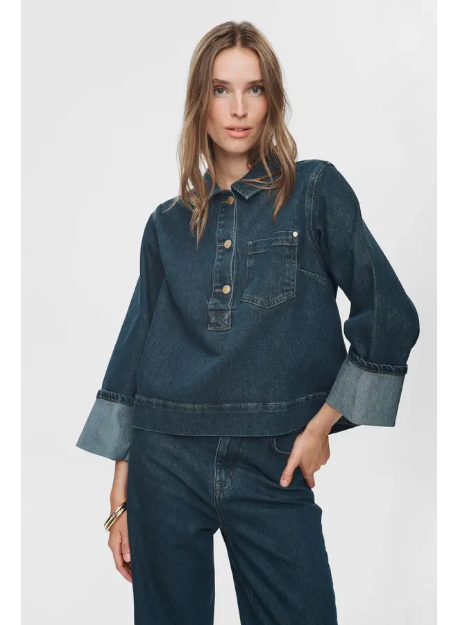 Nutoronto Shirt Dark Denim Blue