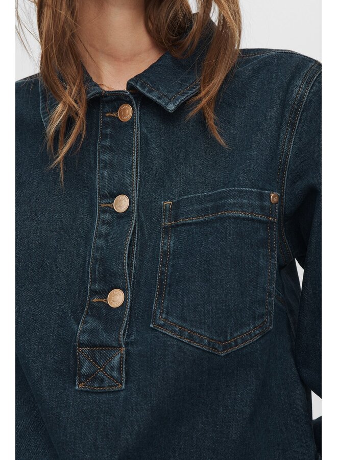 Nutoronto Shirt Dark Denim Blue