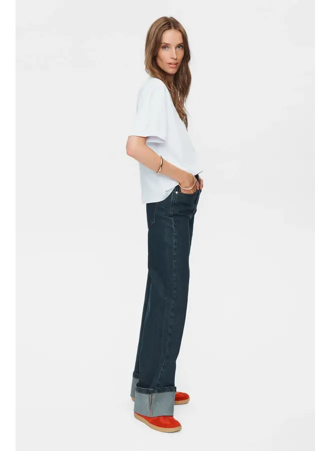 Nutoronto Wide Jeans Dark Denim Blue