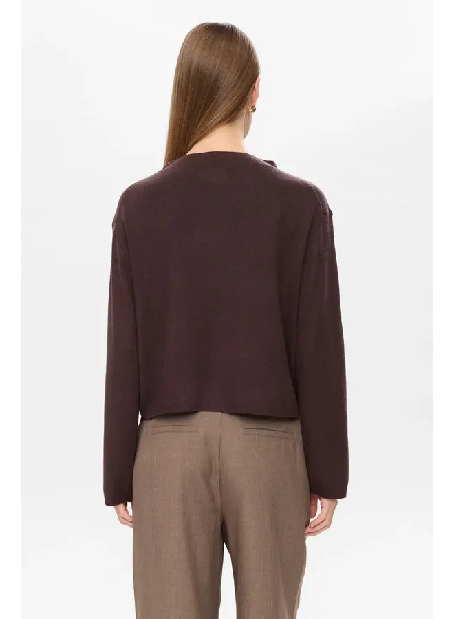 Nucarma Crop Pullover Black Coffee