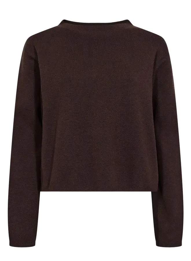 Nucarma Crop Pullover Black Coffee