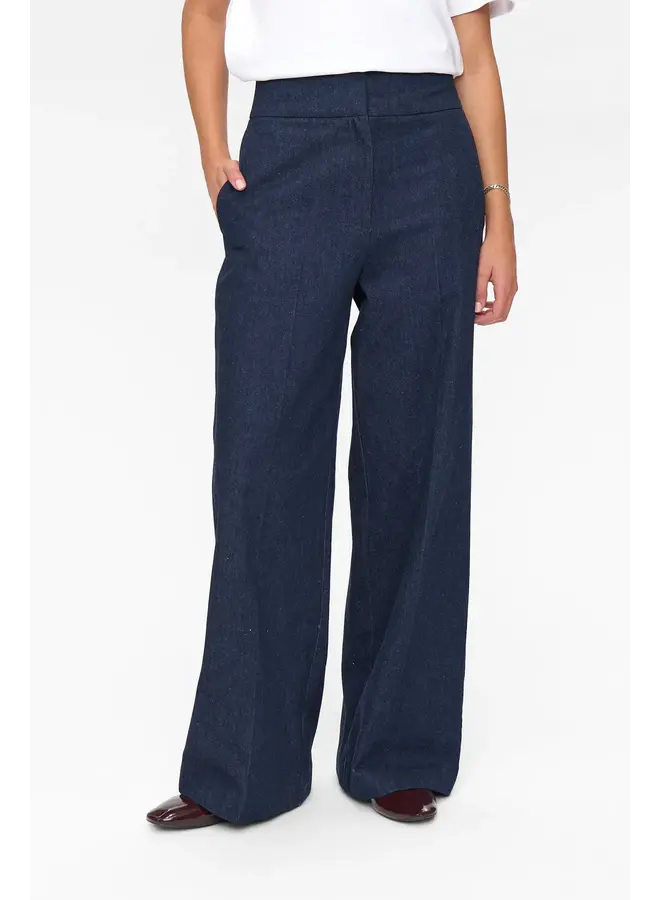 Nubussy Denim Long Pants Dark Blue Denim