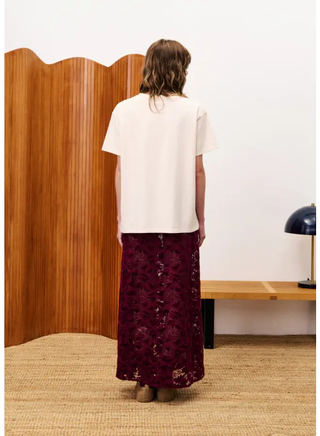 Jupe Hebert Bordeaux