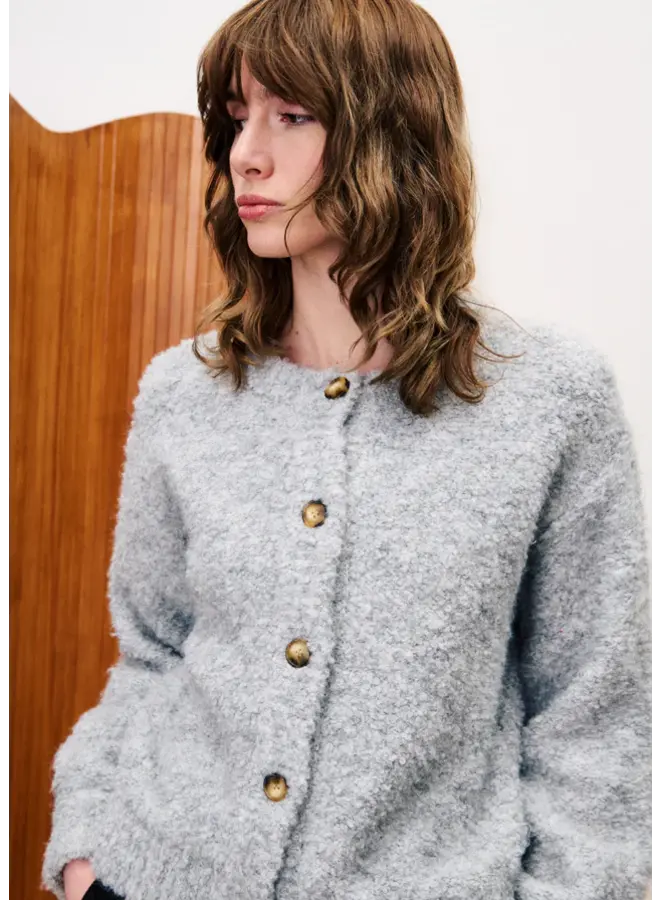 Cardigan Selkirk Gris