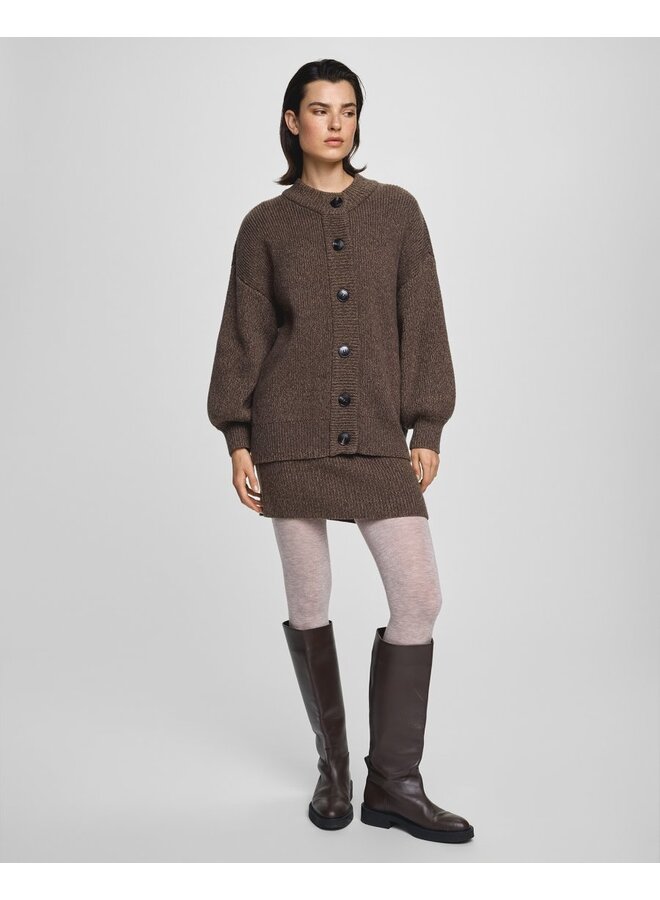 Mschlissi Knit Jacket Slate Black