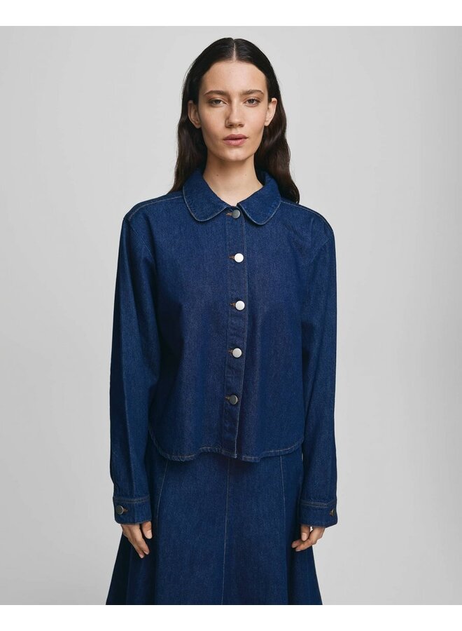 Mschadna Alena Shirt Dark Blue Wash