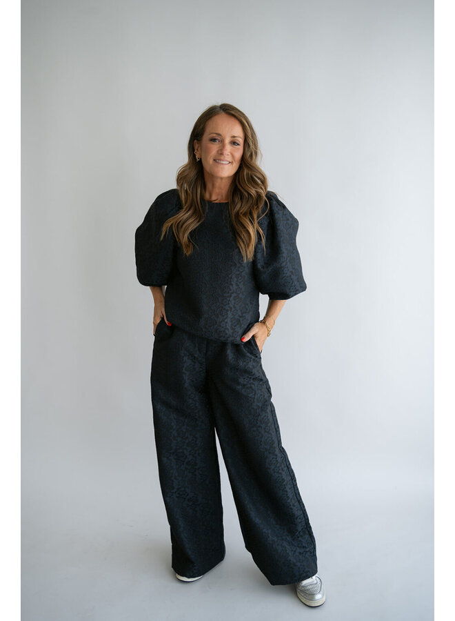 Sam Pants Navy Flower