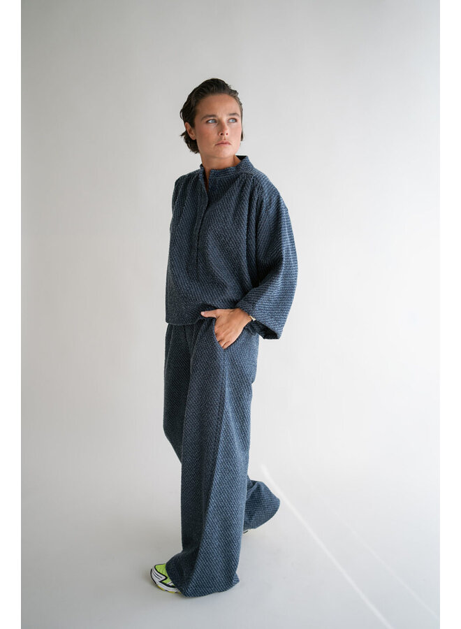 Sam Pants Navy Tweed