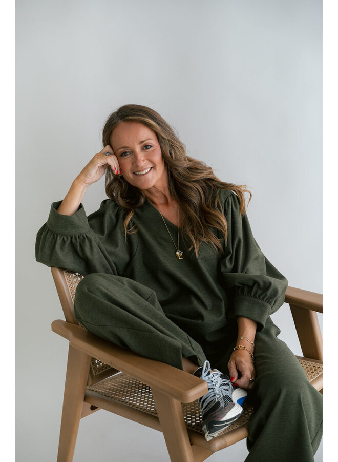 Sam Pants Solid Green