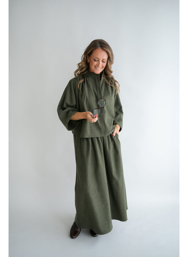 Maya Blouse Solid Green