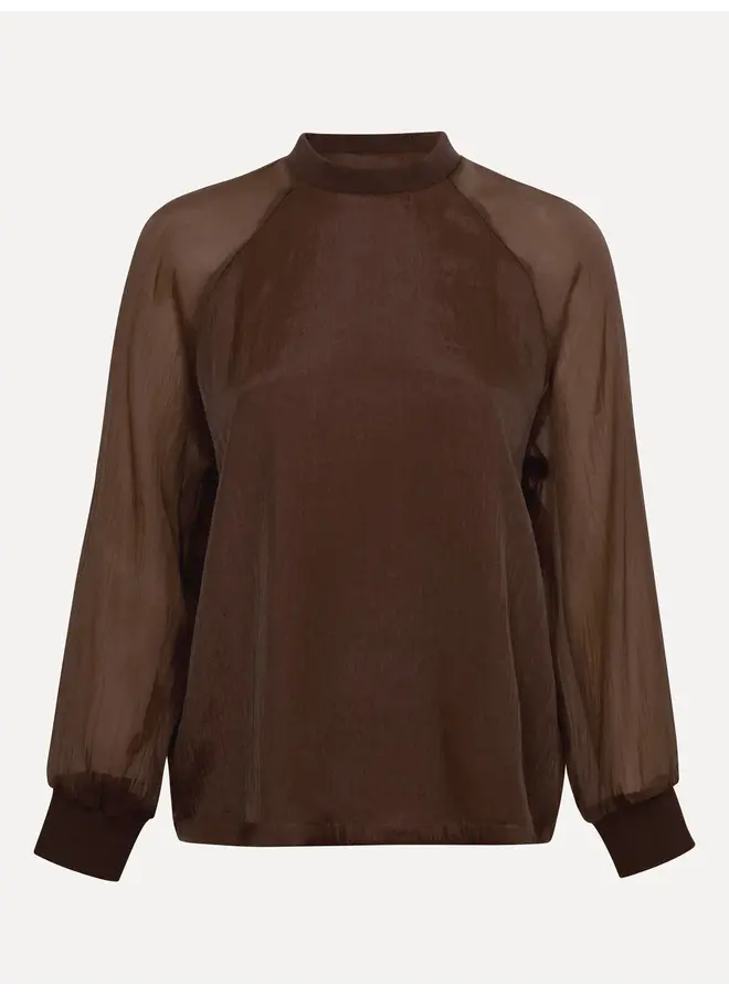 Organza Longsleeve Brown