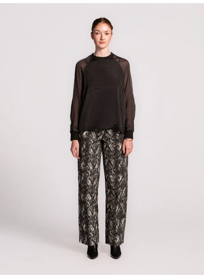 Organza Longsleeve Black