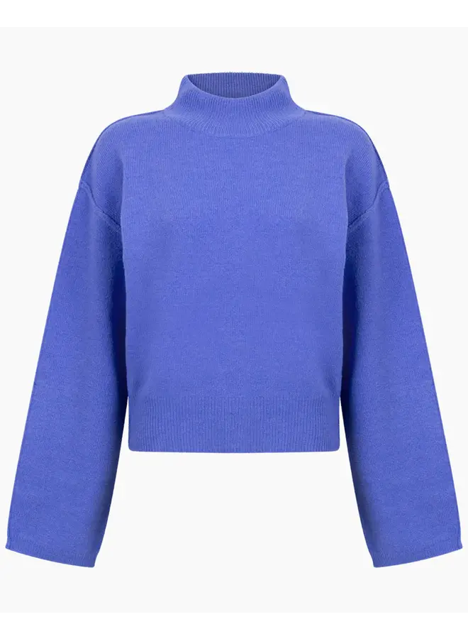 Emilia Knitted Pull Baja Blue