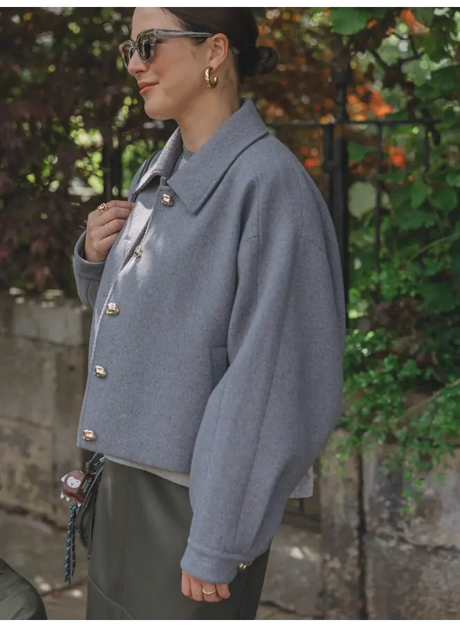 Manon Jacket Grey Melange
