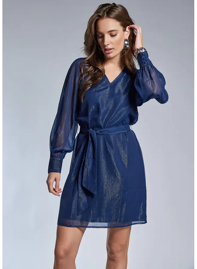 Dion Dress Deep Blue