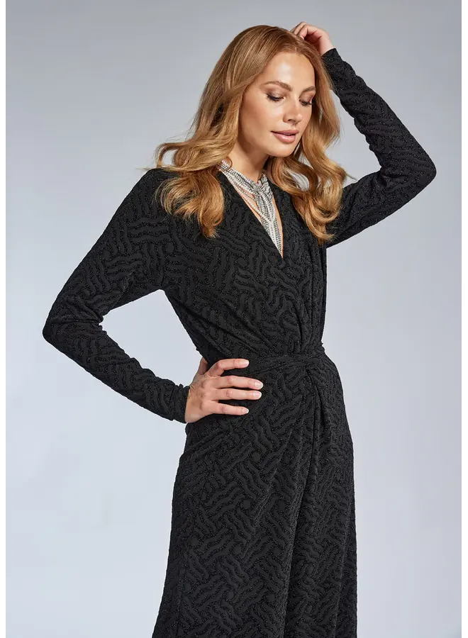 Vasili Longsleeve Jumpsuit Black