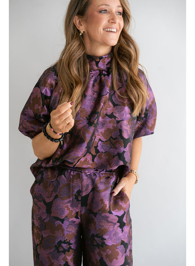 Mabel Blouse Party Fuchsia