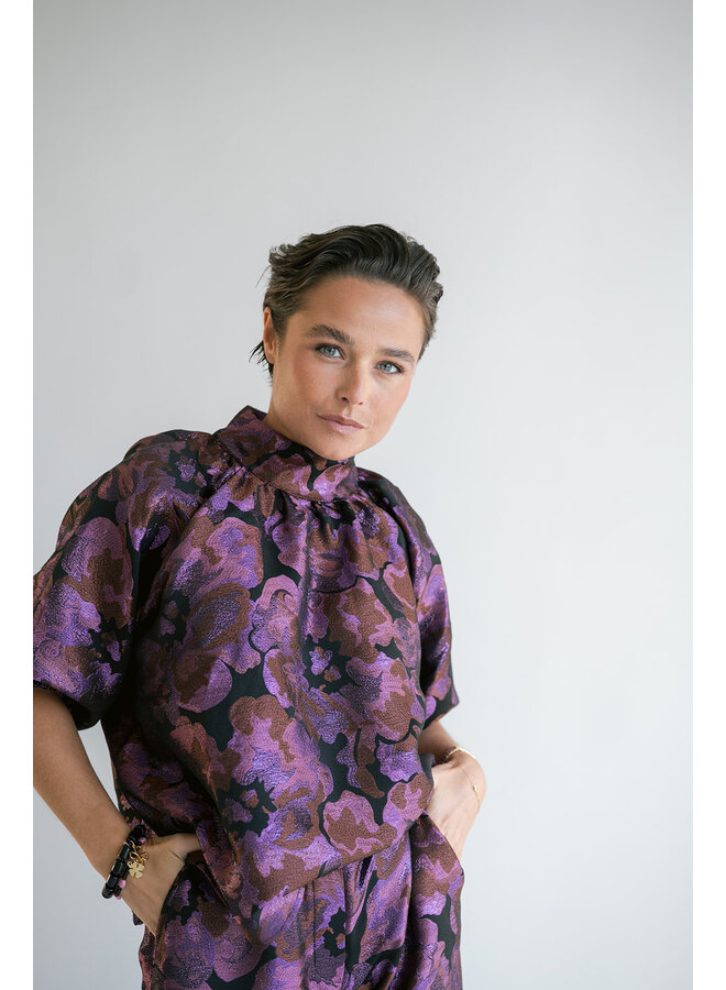 Mabel Blouse Party Fuchsia