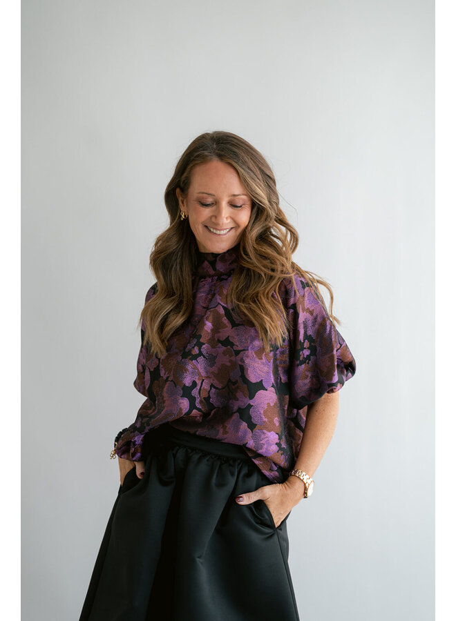 Mabel Blouse Party Fuchsia