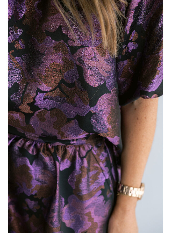 Mabel Blouse Party Fuchsia