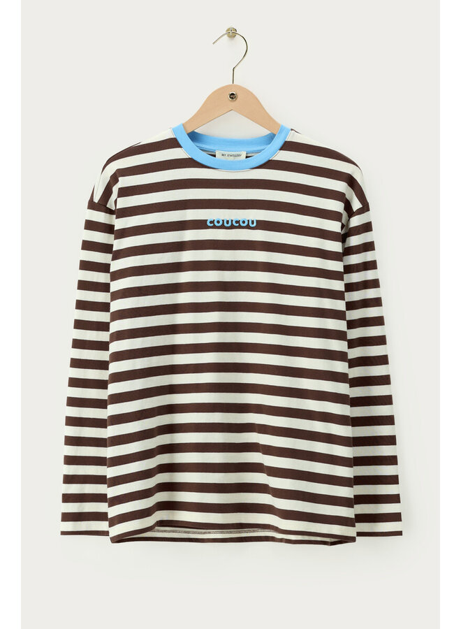 Coucou Shirt Brown Stripes