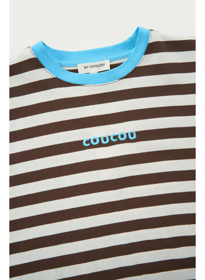 Coucou Shirt Brown Stripes